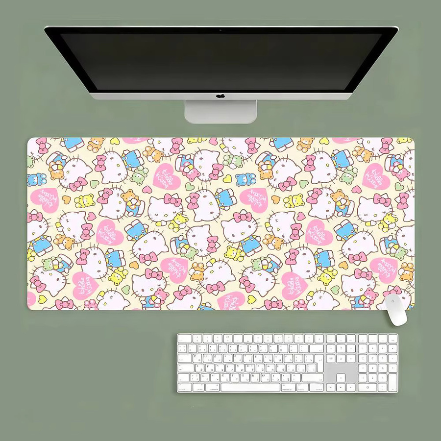 Mesuca Mauspad H-Hellos-K-Kittys mit Landschaftsdesign in Multicolour - Bild 3