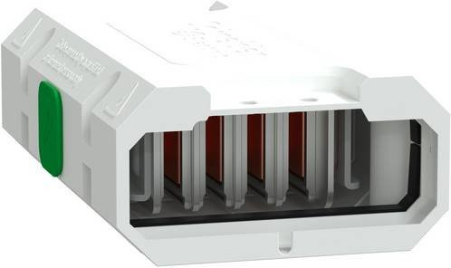 Schneider Electric ITSC400GS42JKE Verbindungspaket I-Line Track, 400A, Kupfer, 3L+N+PE, IP42, Weiß RAL9003 - Bild 1