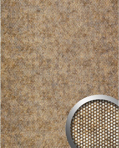 wallface Wandpaneel RACE 3D Runddekor in Braun Silber Kupfer, B: 260 cm, H: 100 cm, Tiefe: 0,17 cm - Bild 1