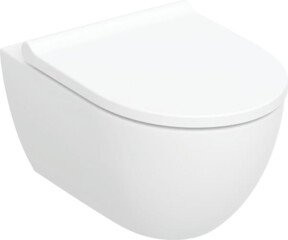 Geberit Wand-WC Acanto Tiefspüler-Set in Weiß mit Rimless-Technologie und Soft-Close-Funktion, B/T/H: 36,0 x 38,5 x 53,5 cm - Bild 1