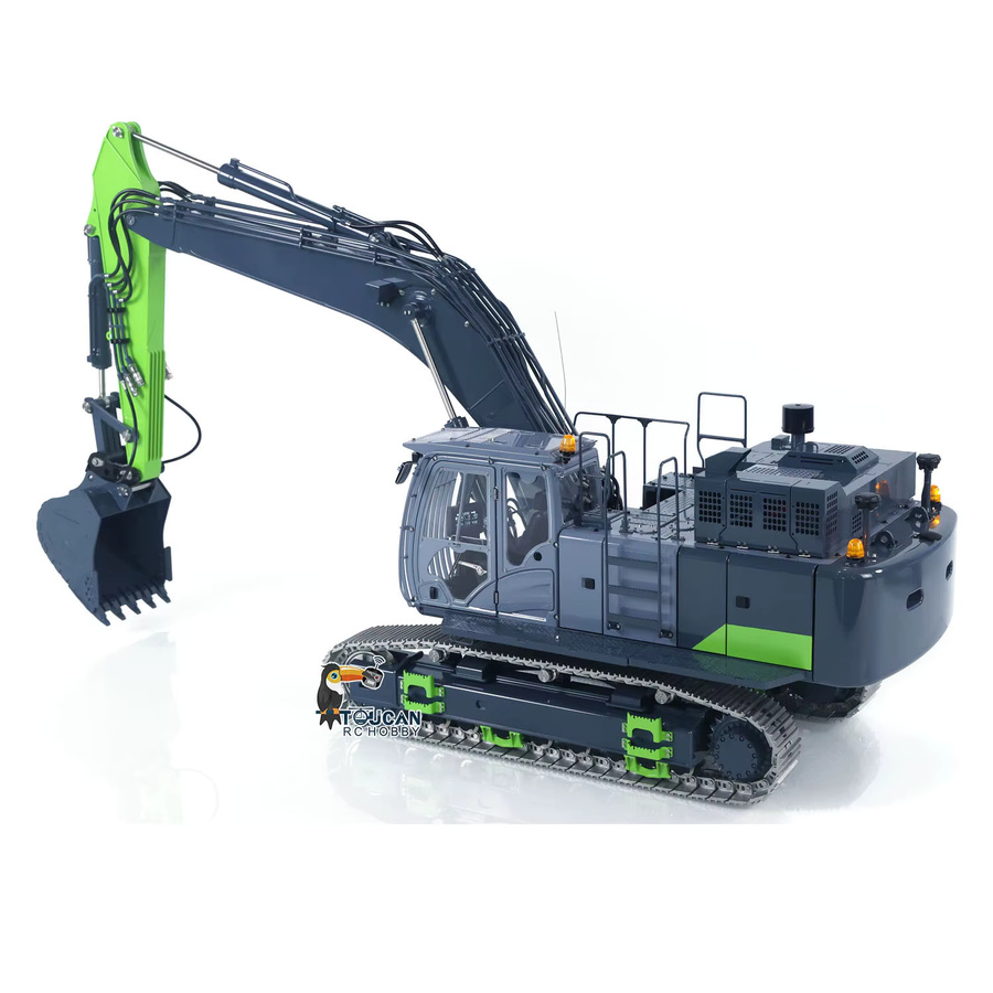 LESU ZX490 RC Hydraulikbagger, Metall, 1:14, mit Sound und Rauchmaschine - Bild 6