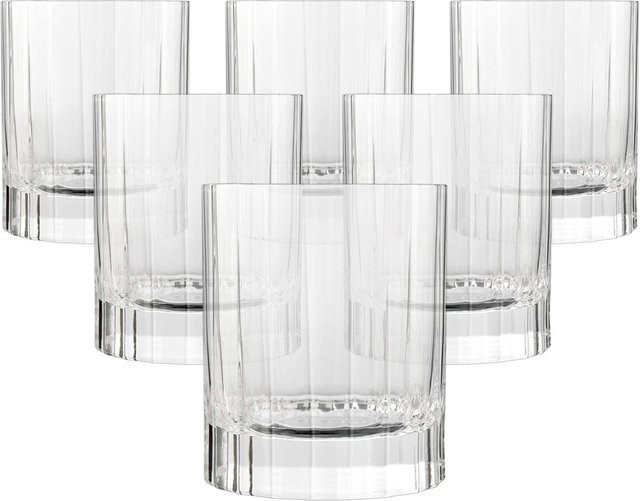 Luigi Bormioli Bach Whiskygläser Tumbler, transparent, 6 Stück, 335 ml pro Glas - Bild 1