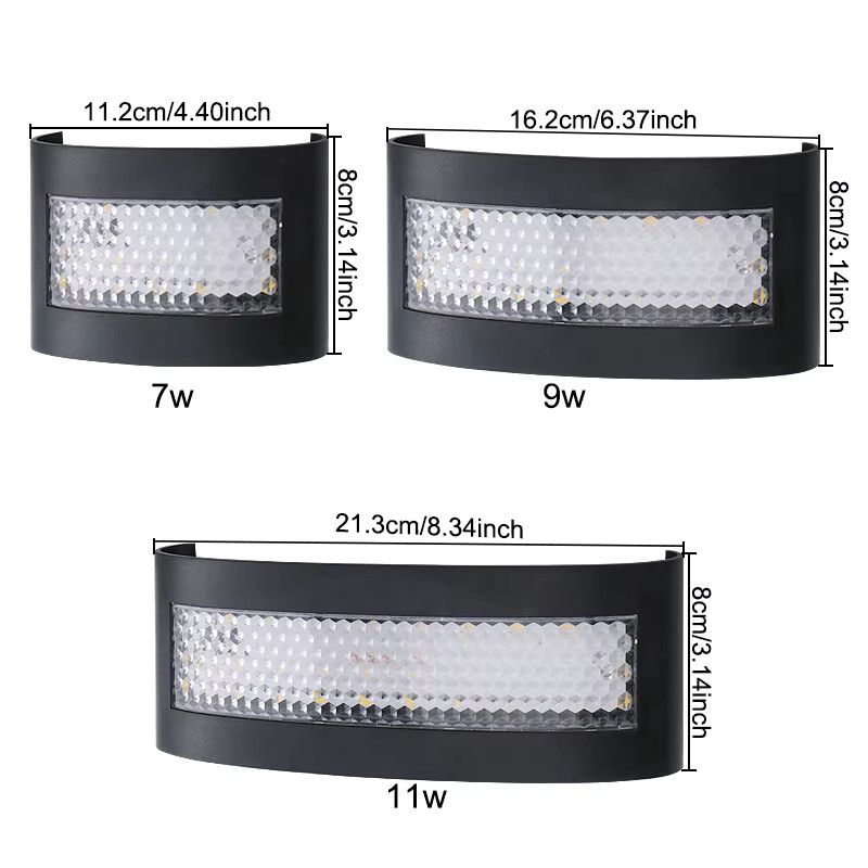 EnwYe Moderne LED-Wandleuchte für Innen- und Außenbereich mit Up- und Down-Licht - Bild 2