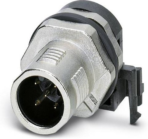 Phoenix Contact 1436602 Sensor-Aktor-Einbausteckverbinder M12 Stecker in Silber mit 10 Polen und Schraubanschluss - Bild 1