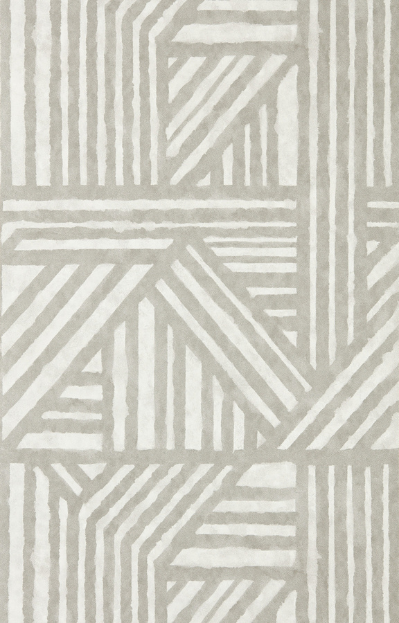 Harlequin Tapete Crater in Slate Grey mit abstraktem geometrischem Design, vorgestrichen und aus Vinyl - Bild 1