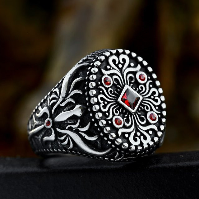 Beier Ring 316L Edelstahl, Wikinger, Unisex - Bild 1
