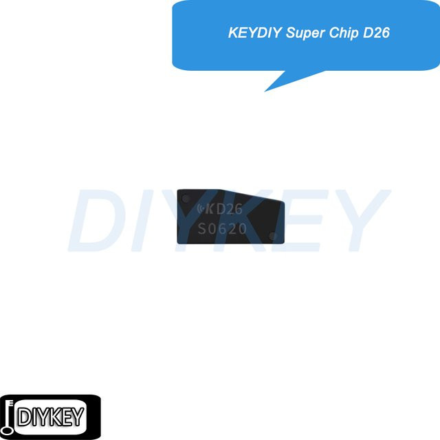 KEYDIY KD Super Chip D26 in Schwarz für Auto Schlüssel Chip kompatibel mit KDX2 KD-MAX und KD-X4 unterstützt 7935 ID33 ID46 ID47 ID48 ID49 4E 4C 4D 8E ID8A ID8C - Bild 1