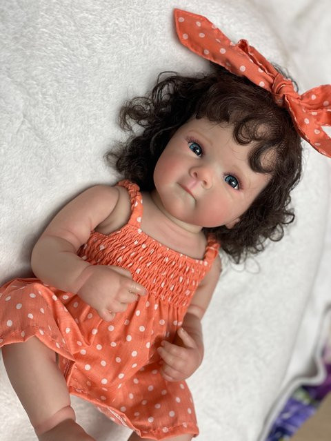 OtardDolls Bettie Reborn Girls, 18-Zoll-3D-Premium-Puppe, mit bemaltem Ganzkörper und weichem Vinyl - Bild 1