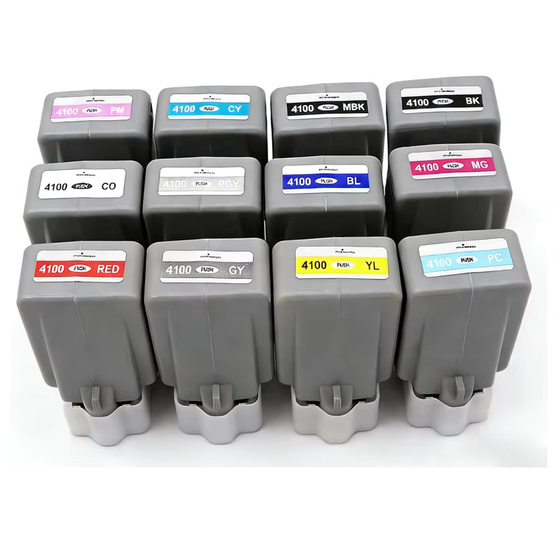 Canon PFI-4100 Pigmenttintenpatronen Set mit 12 Farben kompatibel mit Canon pro1100 Drucker - Bild 2