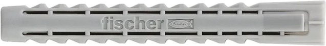 Fischer SX Plus Spreizdübel aus Nylon in Grau, Durchmesser: 10 mm, Länge: 80 mm, 25 Stück - Bild 1