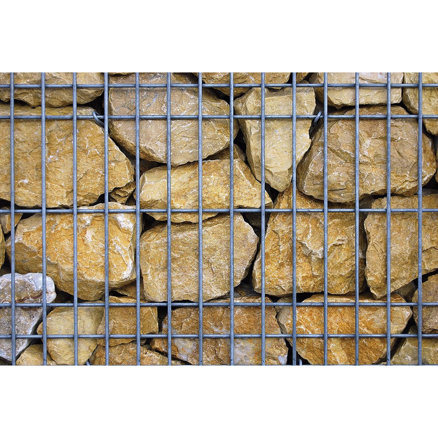 Scherf Fertig-Gabione Marmorbruch Gold-Ocker B/T/H: 150 x 50 x 100 cm - Bild 2