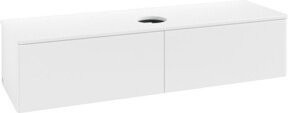 V&B Waschtischunterschrank Antao mit Beleuchtung, Farbe Weiß, B/T: 160 x 50 cm - Bild 1