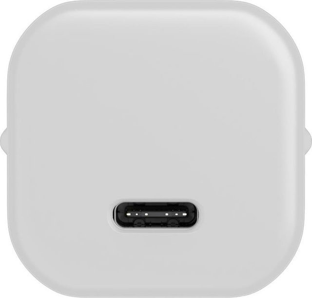 Goobay 61084 Ladegerät für Mobilgeräte mit USB-C und Lightning in Weiß - Bild 1