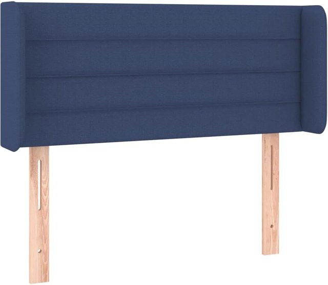 vidaXL LED Kopfteil Blau mit USB-Ladeport und integrierter Beleuchtung, B/T/H: 83 x 16 x 78/88 cm - Bild 1