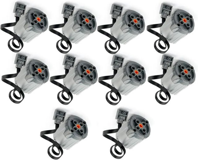 Stemedu XL Motor 8882 Power Functions Kit Hochgeschwindigkeits-MOC-Bausteinmotor in Grau für Auto- und LKW-Modelle - Bild 1