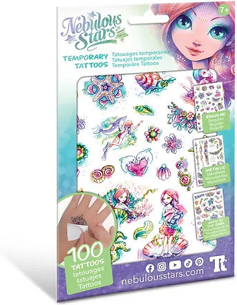 Nebulous Stars Temporäre Tattoos Set Coralia - Bild 1