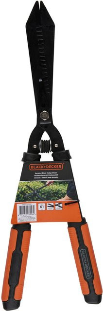 BLACK & DECKER Heckenschere mit gezahnter Klinge aus Stahl und Kunststoff - Bild 1