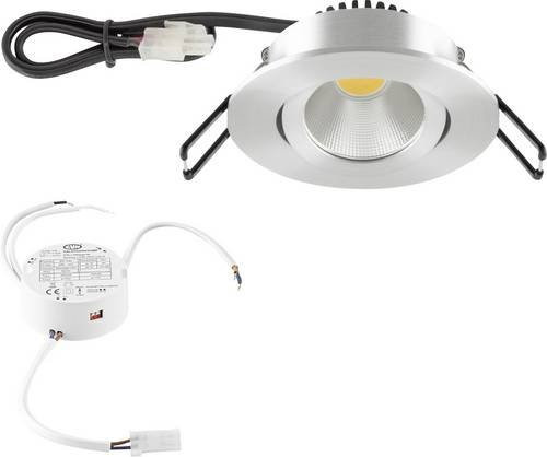 EVN PC20D91440 LED-Einbauleuchte in Weiß aus Aluminium mit 8,4W - Bild 1