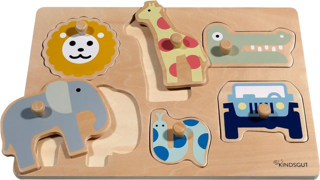 Kindsgut Steckpuzzle Safari, ab 1 Jahr - Bild 1