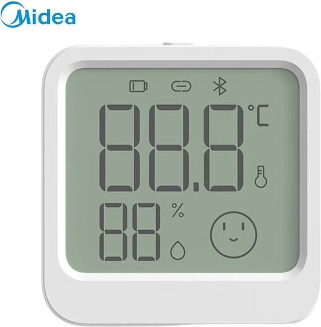 Midea Smart Temperatur- und Feuchtigkeitsmonitor mit App-Steuerung in Grau - Bild 1