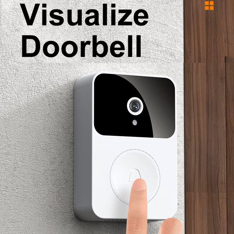 FireFrog Video-Türklingel mit HD Smart Security, WLAN-Verbindung, Nachtsicht und aufladbarem Akku in Weiß - Bild 2
