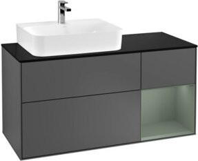 V&B Waschtischunterschrank Finion in Anthrazit lackiert, Breite: 120 cm, Tiefe: 50,1 cm, Höhe: 50,1 cm - Bild 1