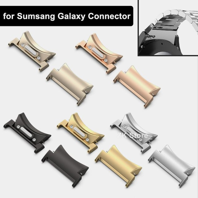 Samsung Edelstahl-Adapter Schnellverschluss-Riemen-Anschluss, Silber - Bild 1