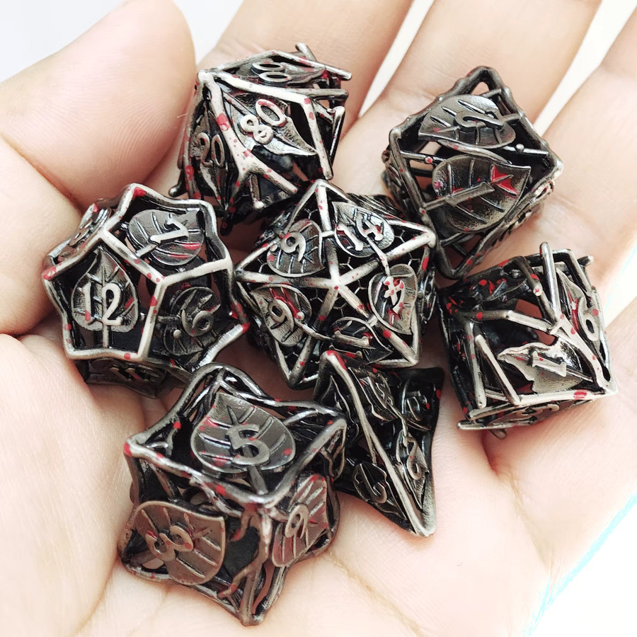 MINI PLANET Dungeons & Dragons Metall-Würfelset, 7-teiliges Set - Bild 2