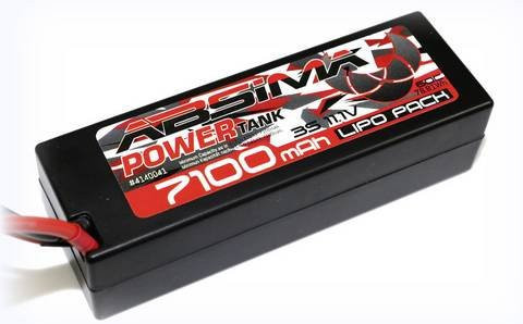 Absima Modellbau-Akkupack LiPo 11.1V 7100 mAh 60 C Hardcase mit T-Stecker für 1/10 Modelle - Bild 1