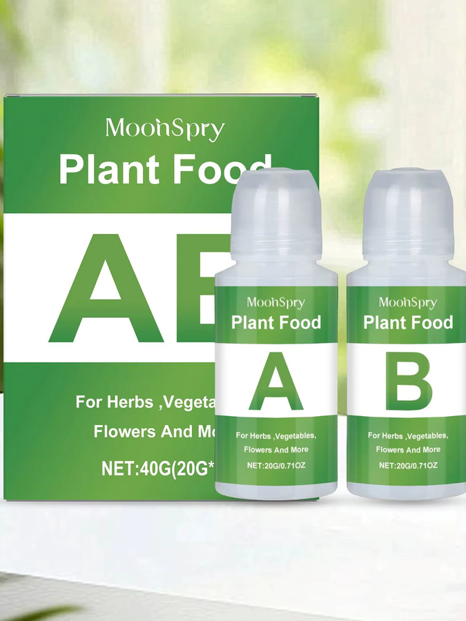 MoonSpry Hydroponic Nutrient Solution AB Dual Agent Flüssige Nahrungsergänzung für die Bodenlose Kultivierung von Blumenpflanzen - Bild 5