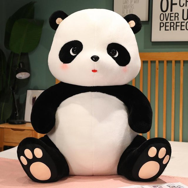 Panda-Puppe Plüschtier, Schwarz, ab 14 Jahren - Bild 1