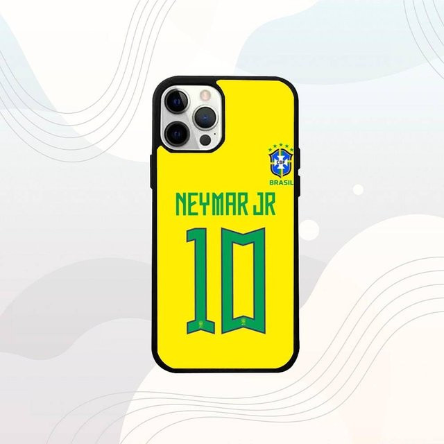 Handyhülle Fußball Design für iPhone 16, 15, 14, 13, 12, 11 Modelle mit MagSafe Magnetisches Kabelloses Laden in Gelb - Bild 1