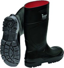 Sicherheitsstiefel Otra von Feldtmann in Schwarz, Größe 41, S5 CI SRC nach EN ISO 20345 mit PU TECHNO BOOTS - Bild 1