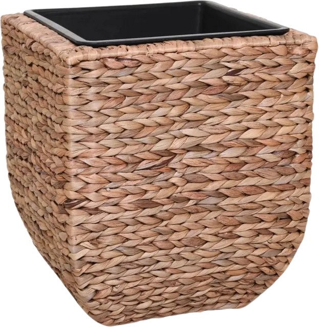 Pflanzkübel Semina von Aplanta in Rattan-Optik, Beige/Braun, B/T/H: 35 x 35 x 40 cm - Bild 1