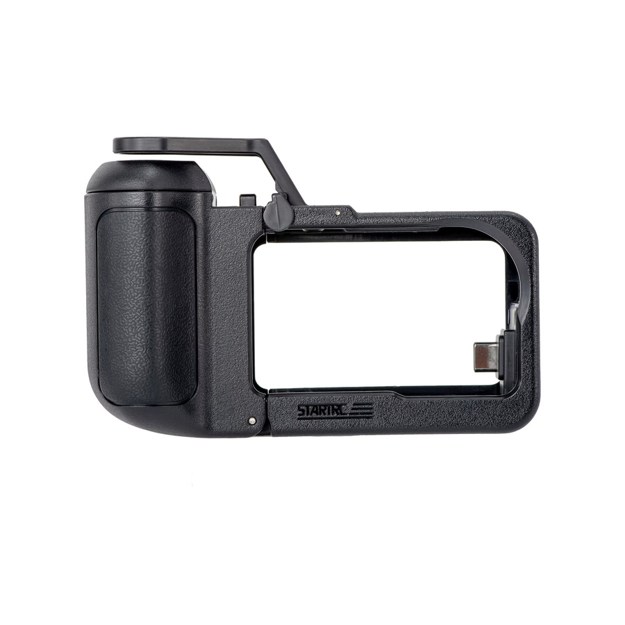 DJI Straßenfotografie Kameragriffhalter und Ladegriff für DJI OSMO Action 5 Pro, Action 4 und Action 3 in Schwarz - Bild 5