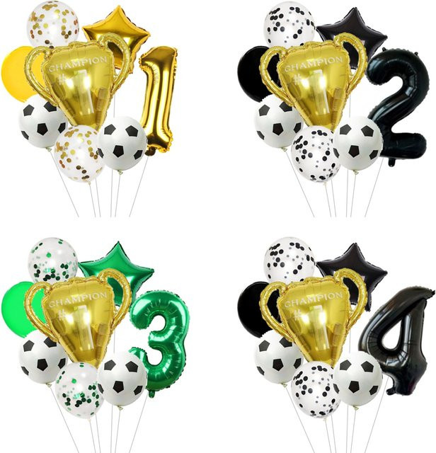 Potdemiel Fußball-Ballons, Fußball-Thema, Aufblasbare Luftballons - Bild 1
