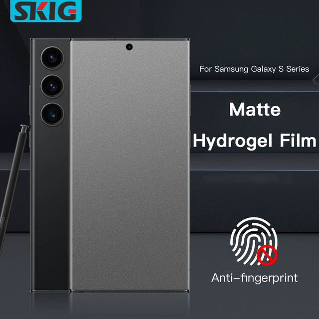 Matte Hydrogel-Displayschutzfolie für Samsung Galaxy S24 S23 S22 S21 S20 Ultra Plus FE transparent - Bild 1