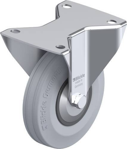 Blickle Bockrolle B-VPP 140R-SG-FA in Schwarz-Grau mit 140 mm Rad-Durchmesser und 115 kg Tragfähigkeit - Bild 1