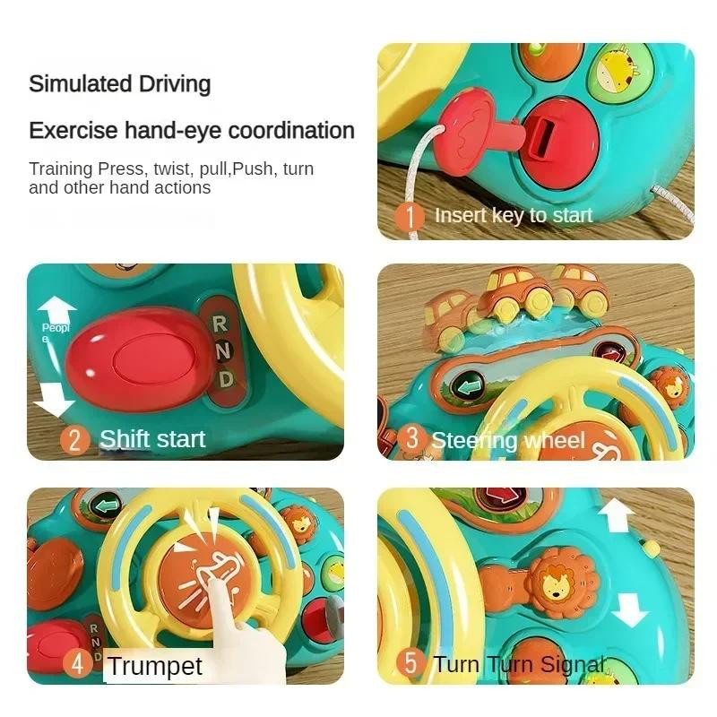 Yiran toy Elektrisch Simuliertes Fahrauto Lernspielzeug grün 3-6 Jahre - Bild 4