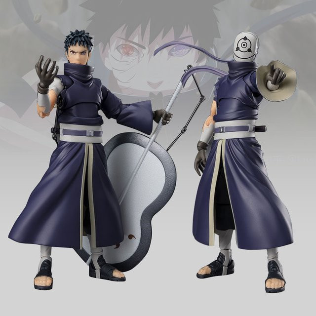 Bandai Naruto Uchiha Obito Actionfigur, Weiße Maske, 15cm - Bild 1