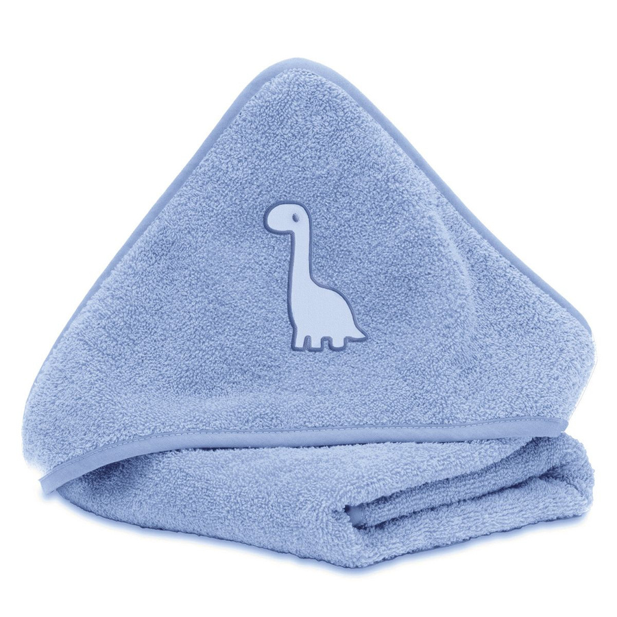 Fillikid Kapuzenbadetuch Rex Blau mit Motiv auf der Kapuze, B/H: 75 x 75 cm - Bild 1