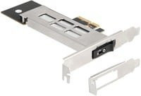 DeLock PCI Express Wechselrahmen für 1 x M.2 NVMe SSD in Schwarz und Silber - Bild 1