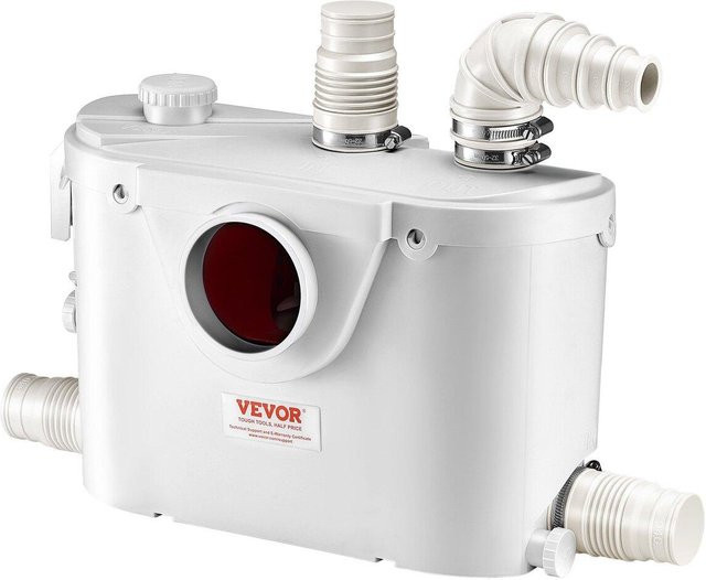 Buying Solutions MB Zerkleinererpumpe mit 500W Leistung für Toilette, Keller und Waschbecken in Weiß - Bild 1