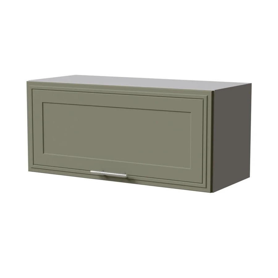 Feldmann-Wohnen Klapphängeschrank Salo W4B/80 in Grau und Reed Green Matt mit Blum Aventos Klappenbeschlag, B/T/H: 80 x 32,5 x 36 cm - Bild 2