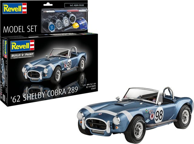Revell Model Set '62 Shelby Cobra 289, Modellbau, 1:25, ab 8 Jahren - Bild 1