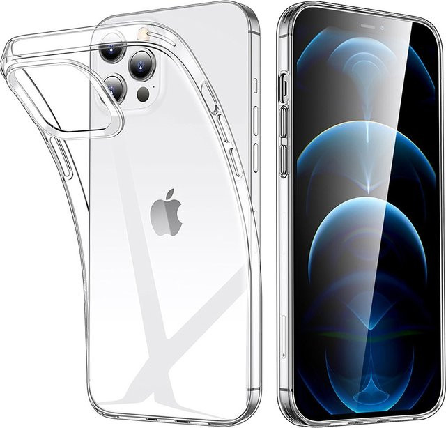 EIENACOCO Transparente Silikon Schutzhülle aus weichem TPU für iPhone Modelle, Transparent - Bild 1