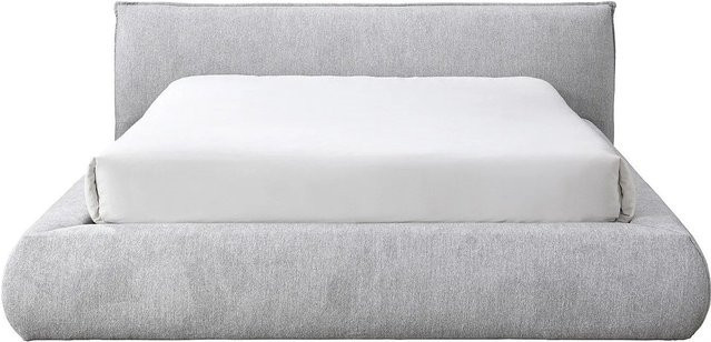 Mirsio Bett mit Bettkasten von Vente-unique in Hellgrau, B/T/H: 180 x 200 x 81 cm - Bild 1