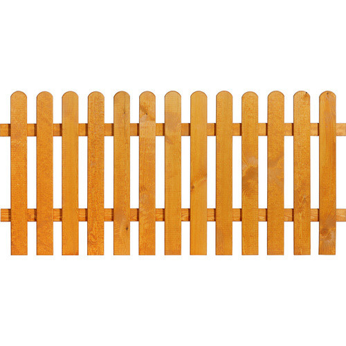Mr. GARDENER Gartenzaun Bamberg aus Fichten- und Kiefernholz in Pinienfarben Orange, H x L x T: 85 x 180 x 9 cm - Bild 2