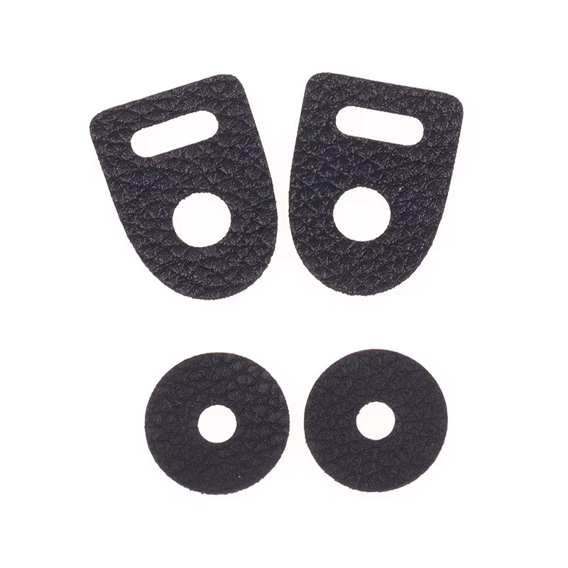 Leder Kamera Strap Split Ring Haken mit Schutzabdeckung für Fujifilm und Nikon DSLR Kameras in Schwarz - Bild 2