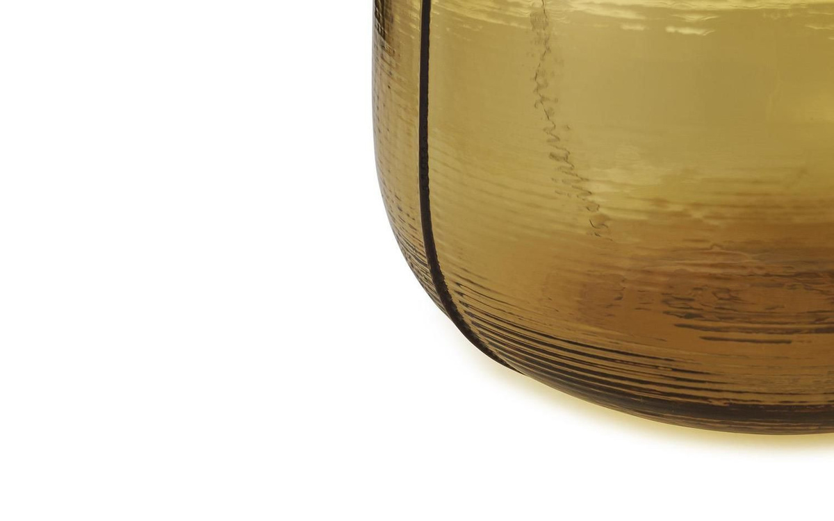 Normann Copenhagen Step Vase aus Glas in Braun für Schnittblumen im skandinavischen Design - Bild 2
